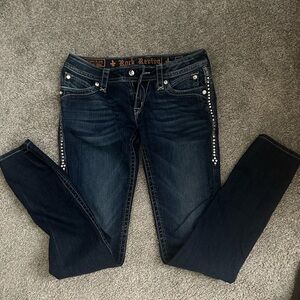 Rock Revival Blue Skinny Jeans Classic Fit